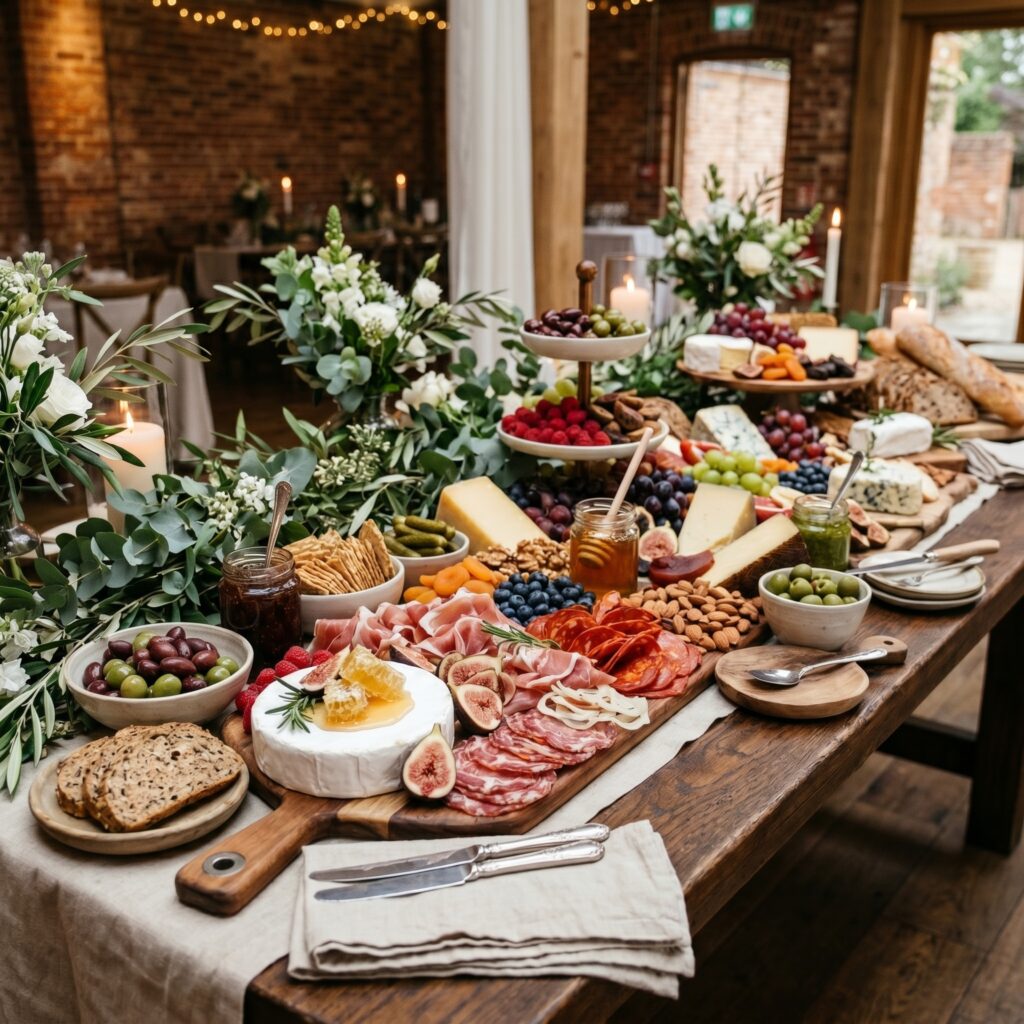 Servicios de Grazing table de carnes frias