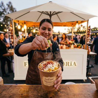 barra carrito de esquites para eventos en ciudad de mexico